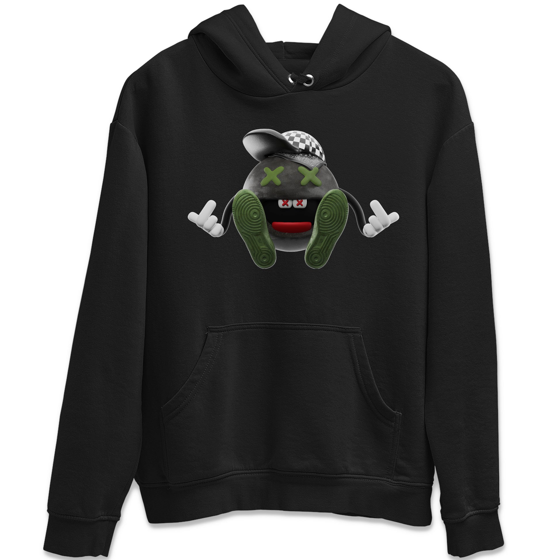 Air Jordan 1 Travis Scott Olive Sneaker Match Tees Keep Smiling Sneaker Tees AJ1 OG Travis Scott Olive Sneaker Release Tees Unisex Shirts Black 2