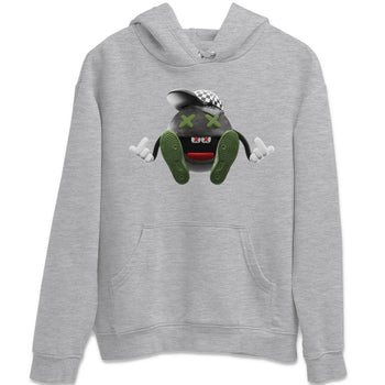 Air Jordan 1 Travis Scott Olive Sneaker Match Tees Keep Smiling Sneaker Tees AJ1 OG Travis Scott Olive Sneaker Release Tees Unisex Shirts Heather Grey 2