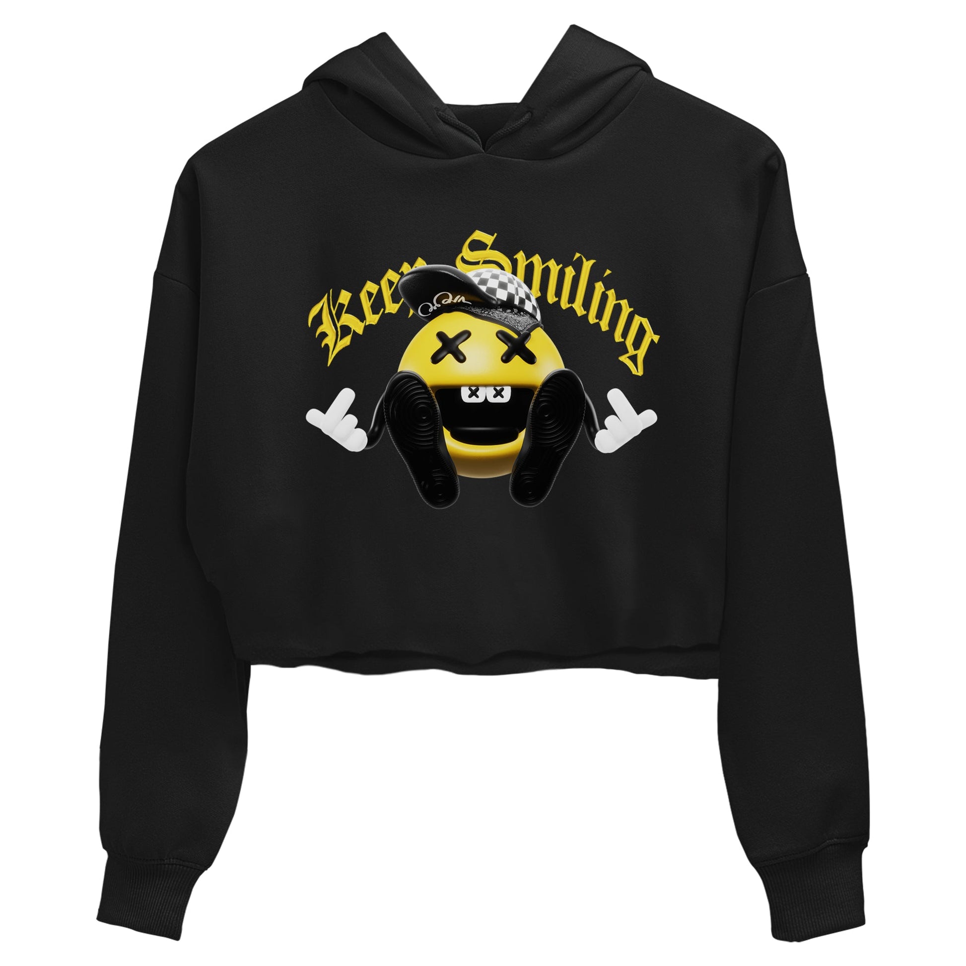 1s Yellow Ochre shirt to match jordans Keep Smiling sneaker tees Air Jordan 1 Yellow Ochre SNRT Sneaker Release Tees Black 2 crop length shirt