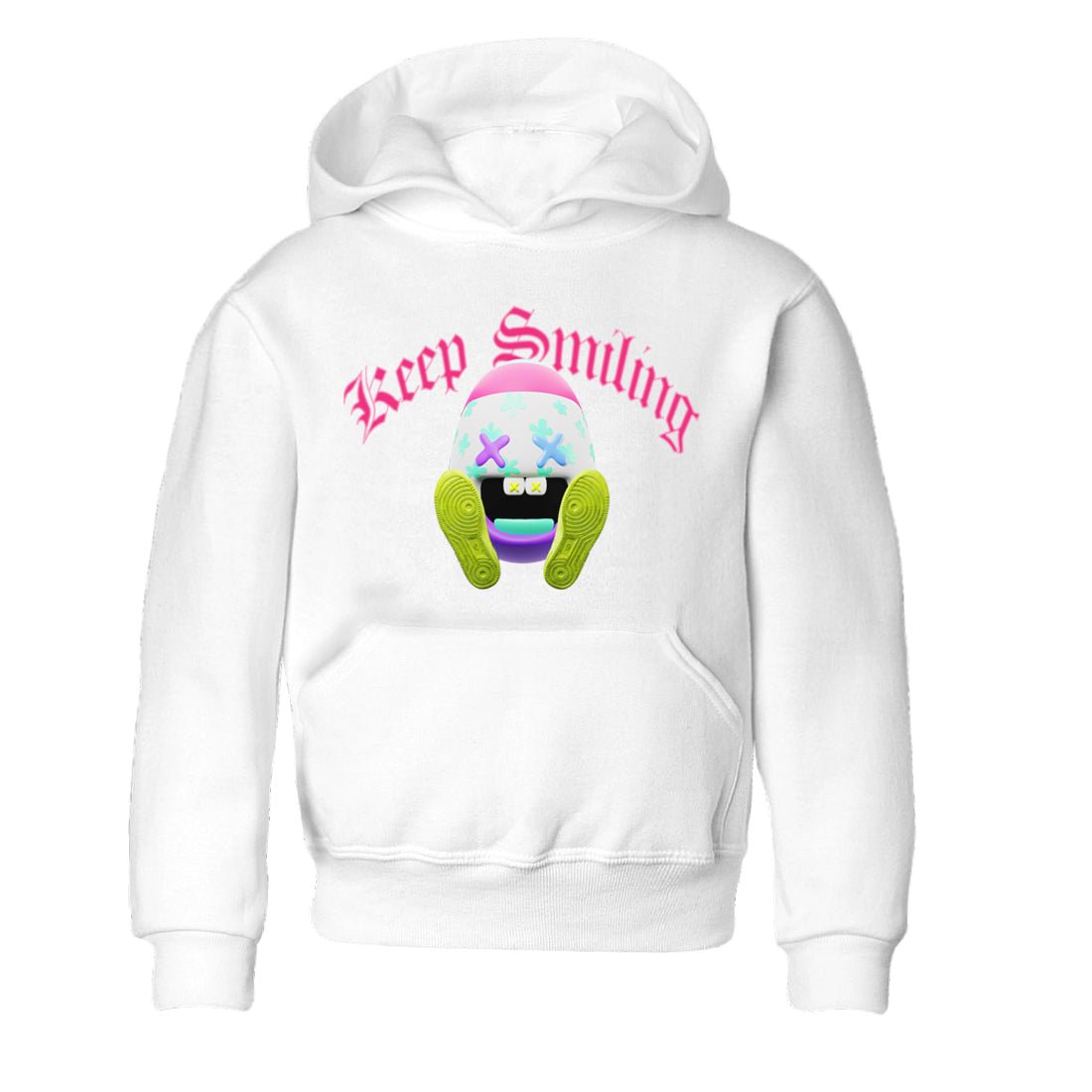 Dunk Easter Candy Sneaker Match Tees Keep Smiling Sneaker Tees Nike Easter Sneaker Release Tees Kids Shirts White 2