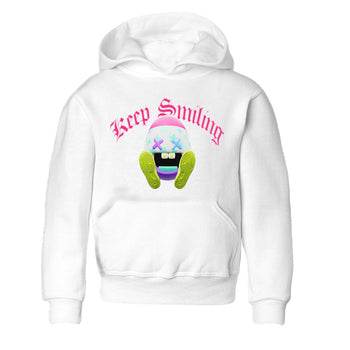 Dunk Easter Candy Sneaker Match Tees Keep Smiling Sneaker Tees Nike Easter Sneaker Release Tees Kids Shirts White 2