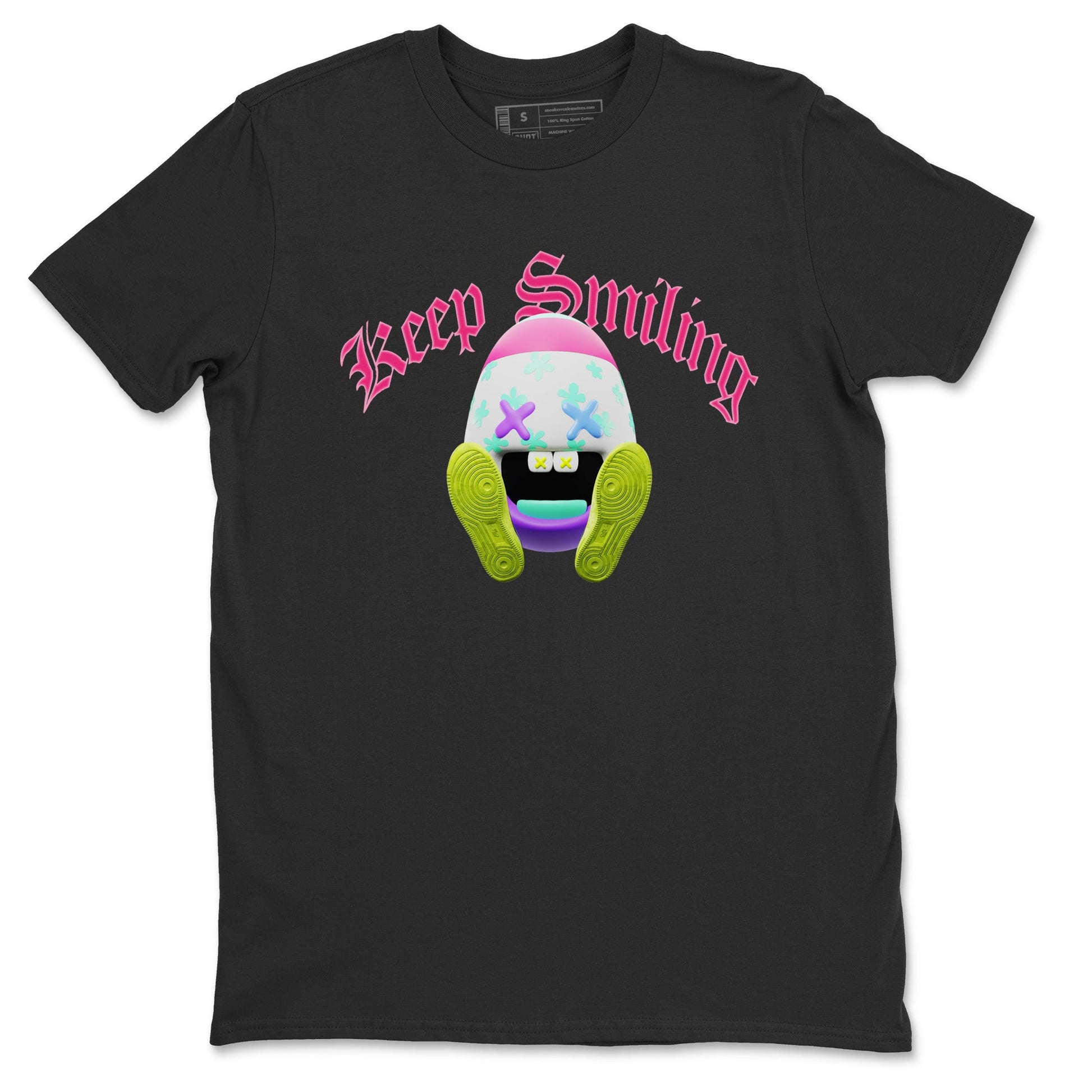 Dunk Easter Candy Sneaker Match Tees Keep Smiling Sneaker Tees Nike Easter Sneaker Release Tees Unisex Shirts Black 2