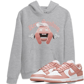 Dunk Rose Whisper shirt to match jordans Keep Smiling sneaker tees Nike Dunk LowRose Whisper SNRT Sneaker Release Tees Unisex Heather Grey 1 T-Shirt