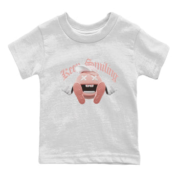 Dunk Rose Whisper shirt to match jordans Keep Smiling sneaker tees Nike Dunk LowRose Whisper SNRT Sneaker Release Tees Baby Toddler White 2 T-Shirt