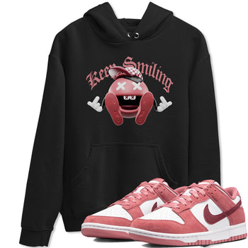 Dunk Valentines Day 2024 shirt to match jordans Keep Smiling sneaker tees Dunk Happy Valentines Day 2024 SNRT Sneaker Release Tees Unisex Black 1 T-Shirt