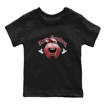 Dunk Valentines Day 2024 shirt to match jordans Keep Smiling sneaker tees Dunk Happy Valentines Day 2024 SNRT Sneaker Release Tees Baby Toddler Black 2 T-Shirt