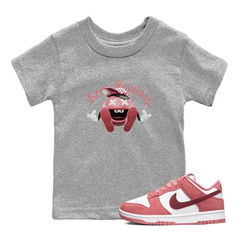 Dunk Valentines Day 2024 shirt to match jordans Keep Smiling sneaker tees Dunk Happy Valentines Day 2024 SNRT Sneaker Release Tees Baby Toddler Heather Grey 1 T-Shirt