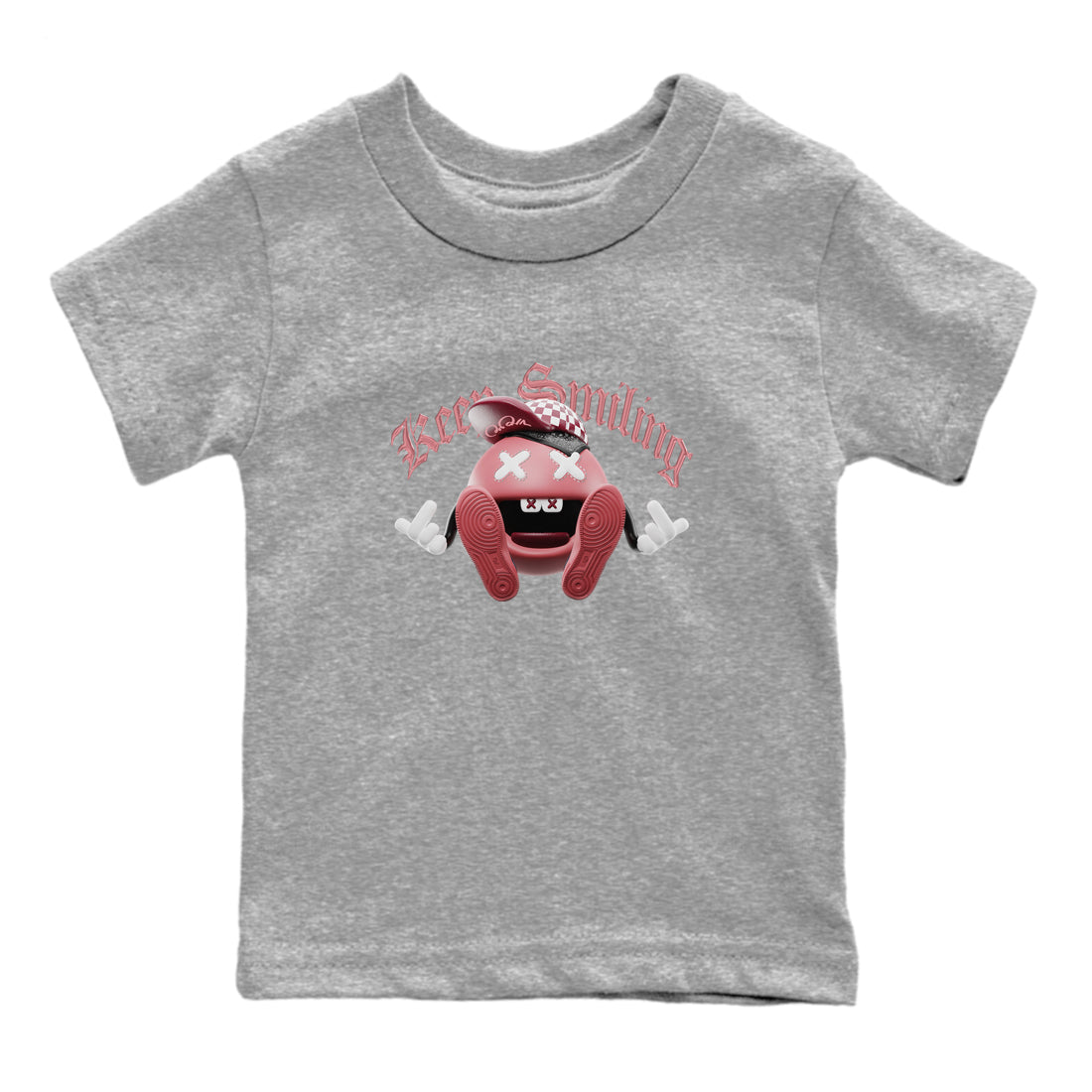 Dunk Valentines Day 2024 shirt to match jordans Keep Smiling sneaker tees Dunk Happy Valentines Day 2024 SNRT Sneaker Release Tees Baby Toddler Heather Grey 2 T-Shirt