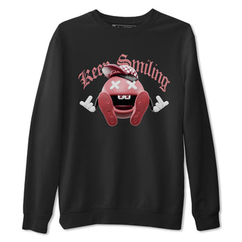 Dunk Valentines Day 2024 shirt to match jordans Keep Smiling sneaker tees Dunk Happy Valentines Day 2024 SNRT Sneaker Release Tees Unisex Black 2 T-Shirt