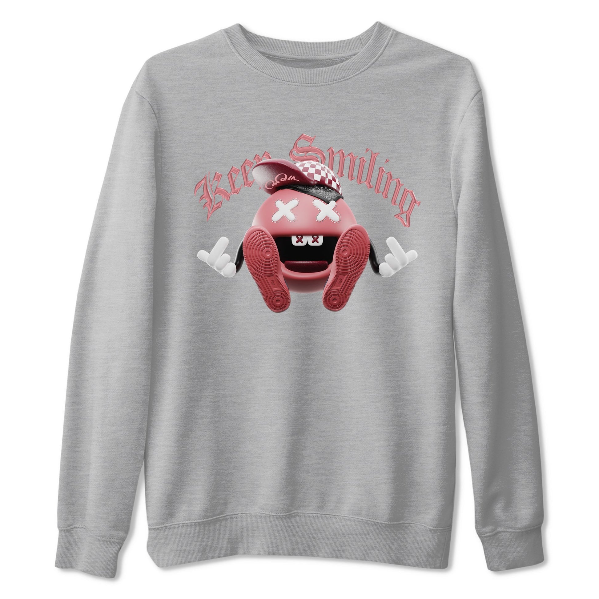 Dunk Valentines Day 2024 shirt to match jordans Keep Smiling sneaker tees Dunk Happy Valentines Day 2024 SNRT Sneaker Release Tees Unisex Heather Grey 2 T-Shirt
