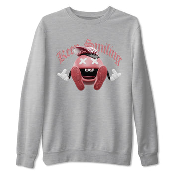 Dunk Valentines Day 2024 shirt to match jordans Keep Smiling sneaker tees Dunk Happy Valentines Day 2024 SNRT Sneaker Release Tees Unisex Heather Grey 2 T-Shirt