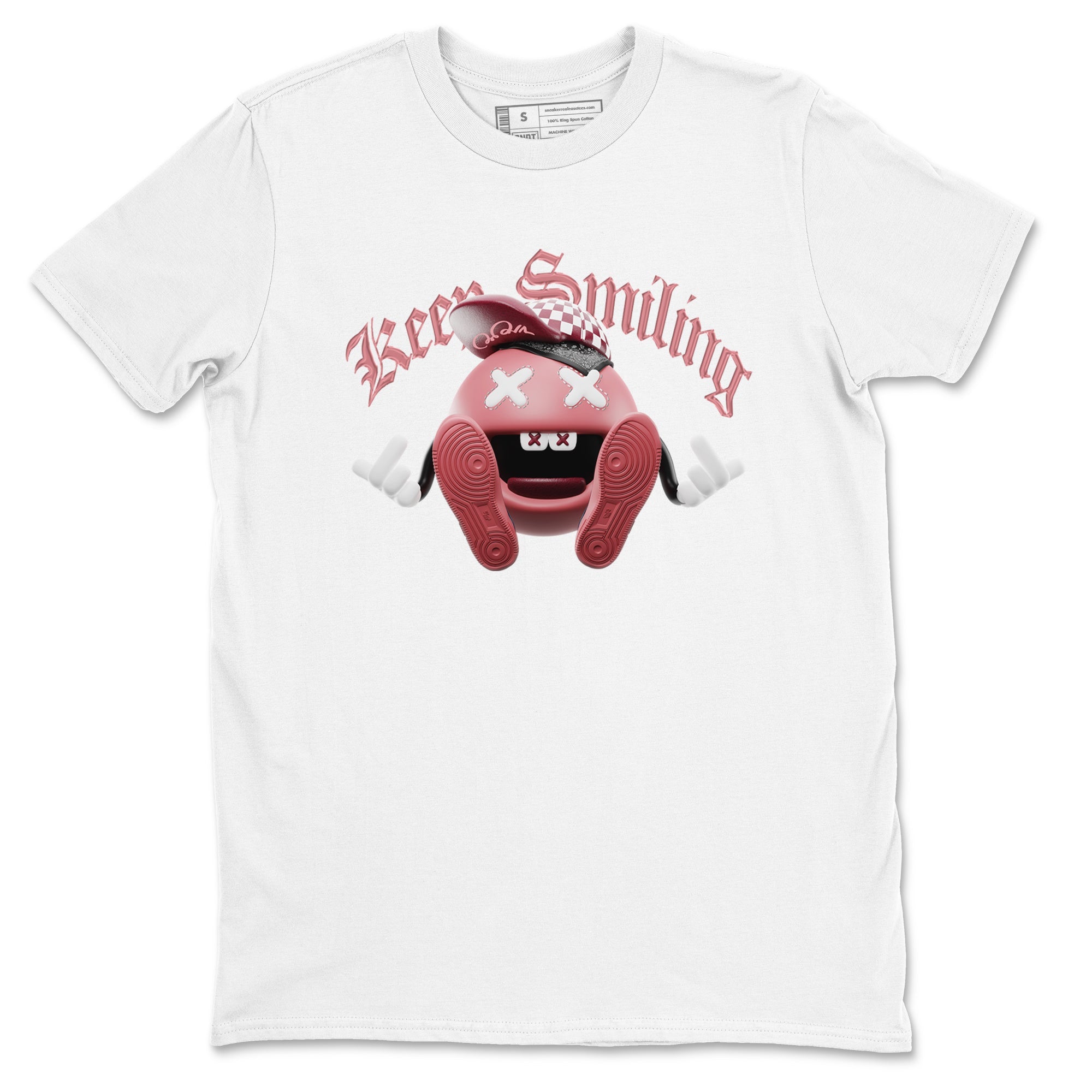 Dunk Valentines Day 2024 shirt to match jordans Keep Smiling sneaker tees Dunk Happy Valentines Day 2024 SNRT Sneaker Release Tees Unisex White 2 T-Shirt