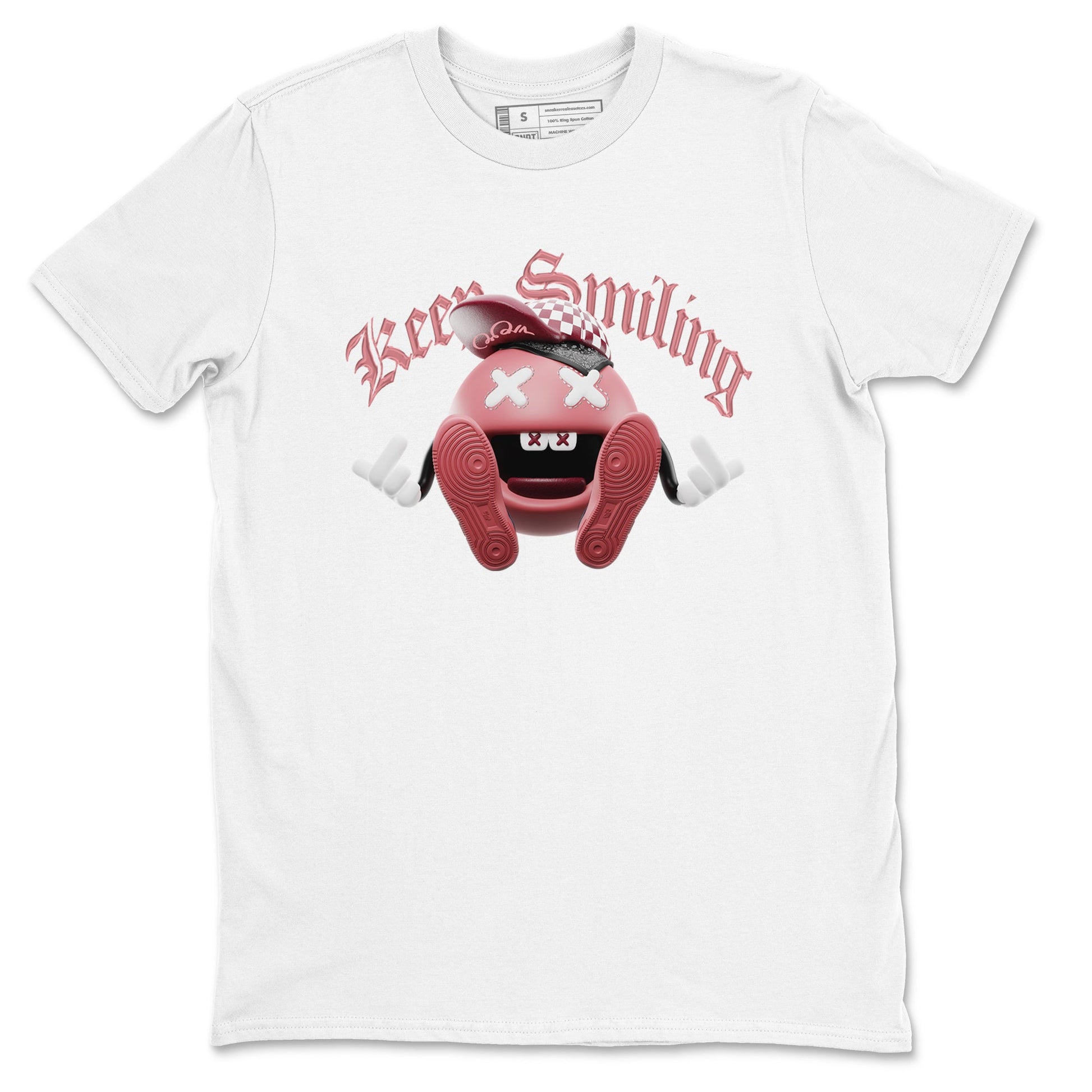 Dunk Valentines Day 2024 shirt to match jordans Keep Smiling sneaker tees Dunk Happy Valentines Day 2024 SNRT Sneaker Release Tees Unisex White 2 T-Shirt