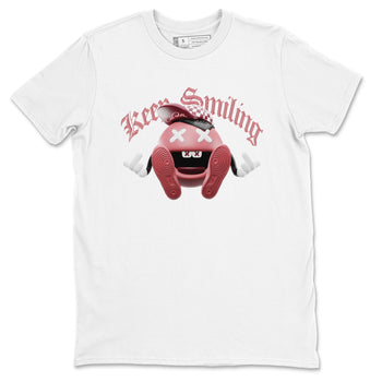 Dunk Valentines Day 2024 shirt to match jordans Keep Smiling sneaker tees Dunk Happy Valentines Day 2024 SNRT Sneaker Release Tees Unisex White 2 T-Shirt