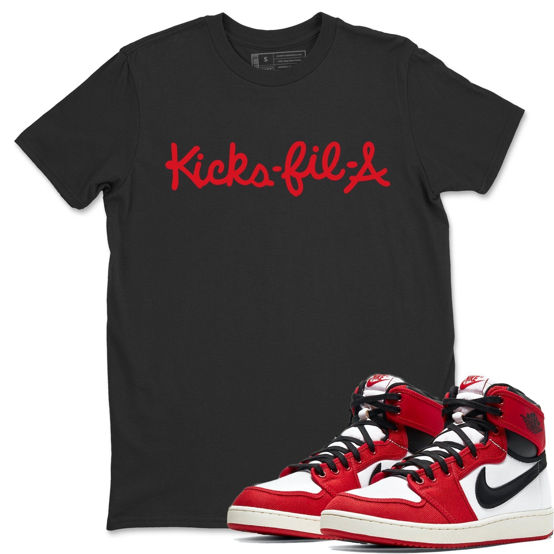 Jordan 1 Chicago Sneaker Match Tees Kick Fil A Sneaker Tees Jordan 1 Chicago Sneaker Release Tees Unisex Shirts