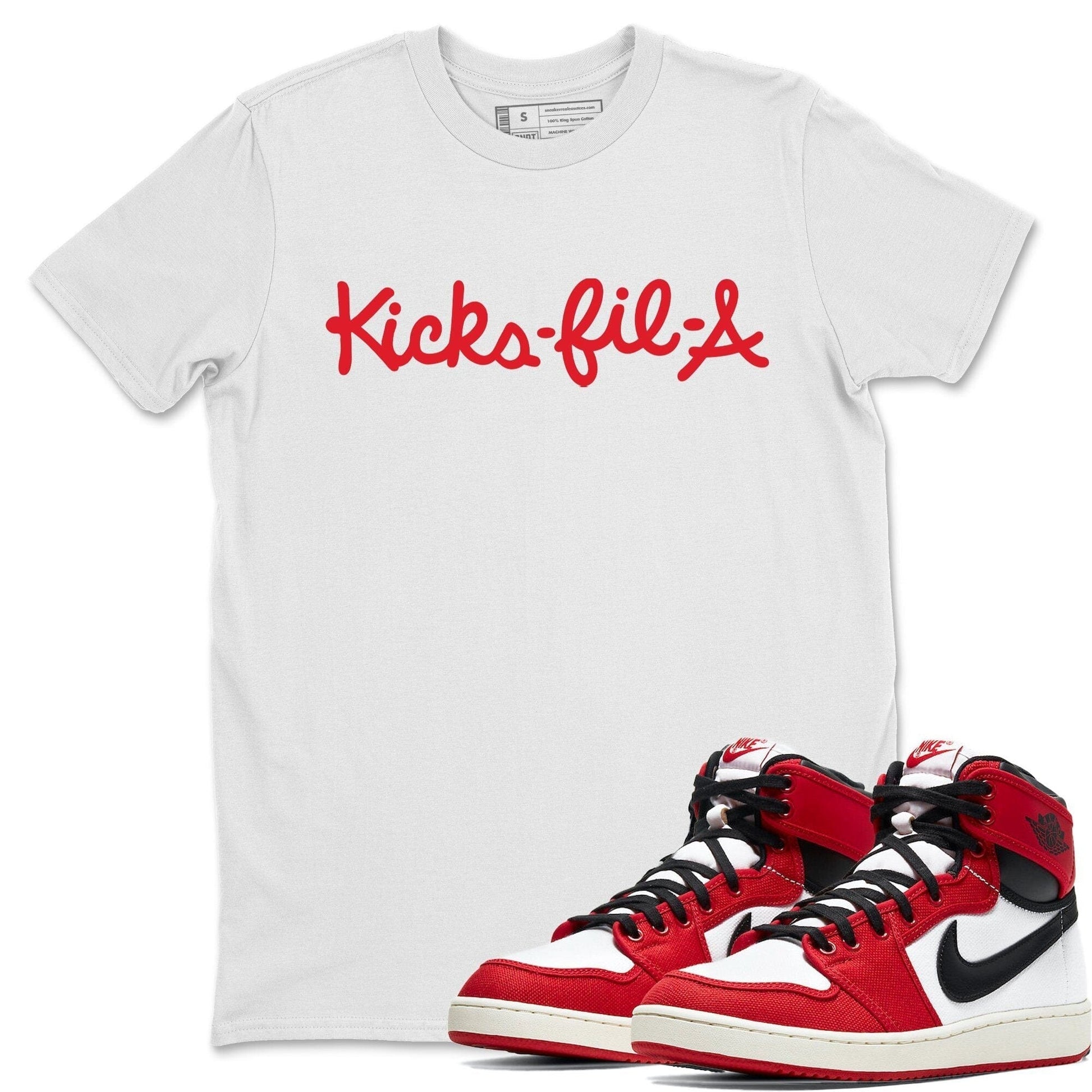 Jordan 1 Chicago Sneaker Match Tees Kick Fil A Sneaker Tees Jordan 1 Chicago Sneaker Release Tees Unisex Shirts