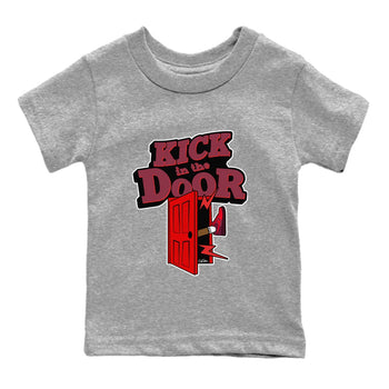 Air Force 1 Layers of Love shirt to match jordans Kick In The Door sneaker tees af1 Layers of Love SNRT sneaker release tees baby toddler Heather Grey 2 cotton Shirt