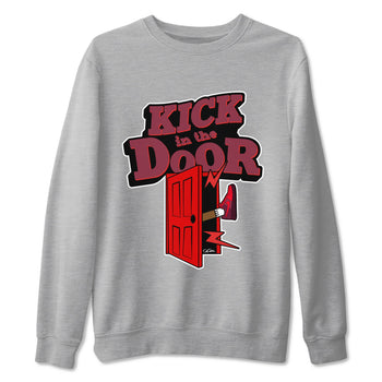 Air Force 1 Layers of Love shirt to match jordans Kick In The Door sneaker tees af1 Layers of Love SNRT Sneaker Release Tees unisex cotton Heather Grey 2 crew neck shirt