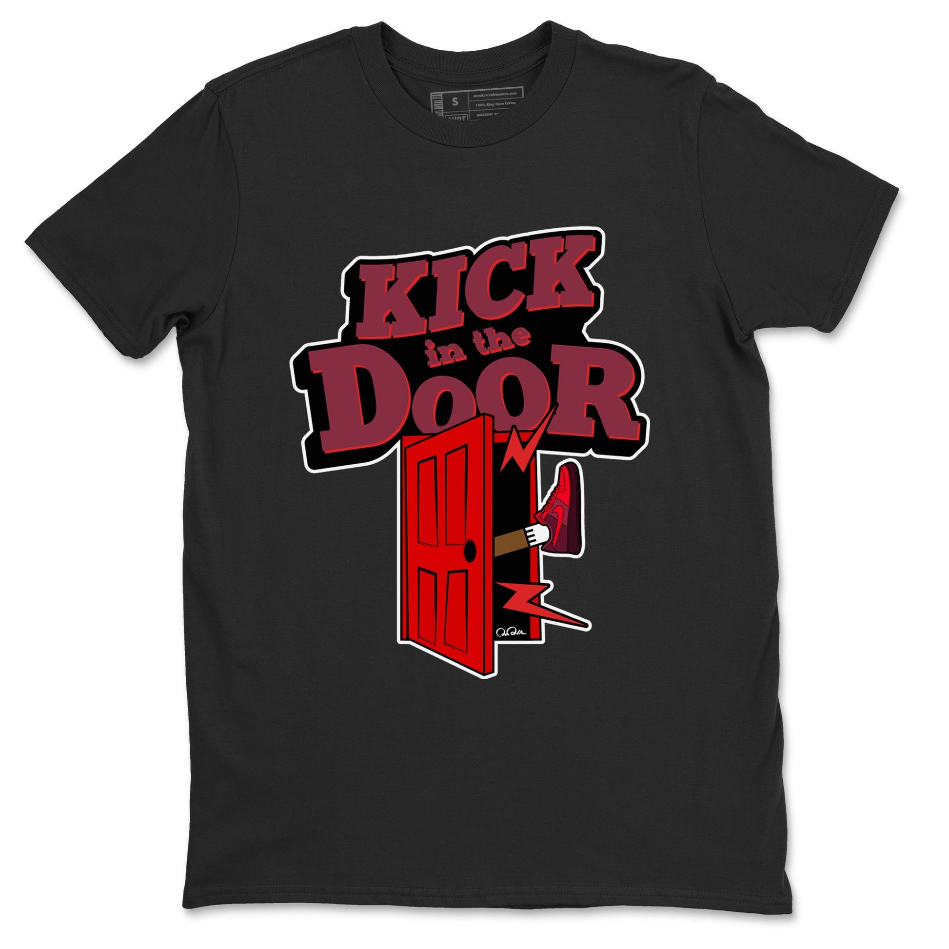 Air Force 1 Layers of Love shirt to match jordans Kick In The Door sneaker tees af1 Layers of Love SNRT Sneaker Release Tees unisex cotton Black 2 crew neck shirt