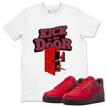 Air Force 1 Layers of Love shirt to match jordans Kick In The Door sneaker tees af1 Layers of Love SNRT Sneaker Release Tees unisex cotton White 1 crew neck shirt