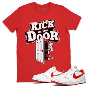 Kick In The Door SNRT Sneaker Tee - Air Jordan 1 University Red - SNRT Sneaker Tee
