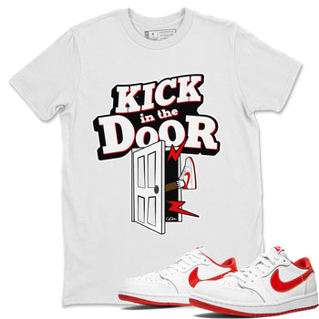 Kick In The Door SNRT Sneaker Tee - Air Jordan 1 University Red - SNRT Sneaker Tee