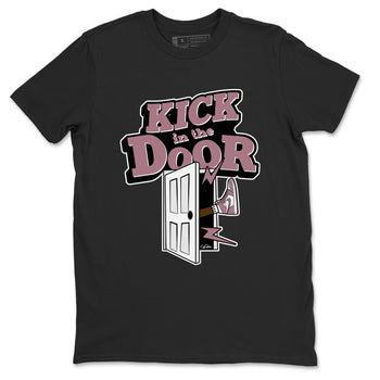 Air Jordan 1 Mauve shirt to match jordans Kick In The Door sneaker tees AJ1Mauve SNRT Sneaker Release Tees Unisex Black 2 T-Shirt