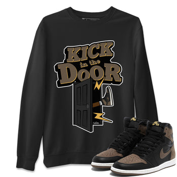 Air Jordan 1 Palomino shirt to match jordans Kick In The Door sneaker tees AJ1 High Palomino SNRT Sneaker Release Tees Unisex Black 1 T-Shirt