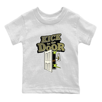 Air Jordan 1 Travis Scott Golf shirt to match jordans Kick In The Door sneaker tees AJ1 lowTravis Scott Golf SNRT Sneaker Release Tees Baby Toddler White 2 T-Shirt