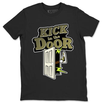 Air Jordan 1 Travis Scott Golf shirt to match jordans Kick In The Door sneaker tees AJ1 lowTravis Scott Golf SNRT Sneaker Release Tees Unisex Black 2 T-Shirt