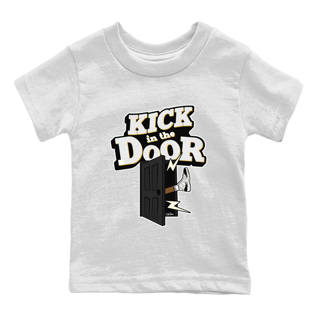 Air Jordan 11 Gratitude shirt to match jordans Kick In The Door sneaker tees AJ11 Gratitude SNRT Sneaker Release Tees Baby Toddler White 2 T-Shirt
