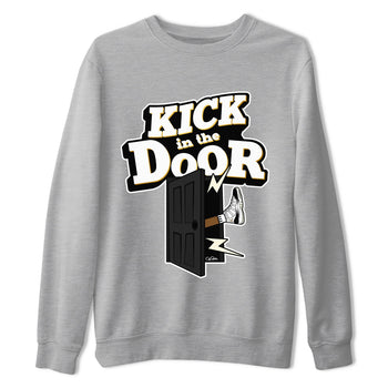 Air Jordan 11 Gratitude shirt to match jordans Kick In The Door sneaker tees AJ11 Gratitude SNRT Sneaker Release Tees Unisex Heather Grey 2 T-Shirt