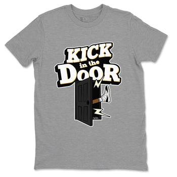 Air Jordan 11 Gratitude shirt to match jordans Kick In The Door sneaker tees AJ11 Gratitude SNRT Sneaker Release Tees Unisex Heather Grey 2 T-Shirt