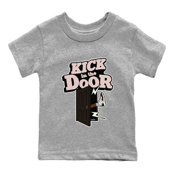 Air Jordan 11 Neapolitan shirt to match jordans Kick In The Door sneaker tees AJ11 Neapolitan SNRT Sneaker Release Tees Baby Toddler Heather Grey 2 T-Shirt