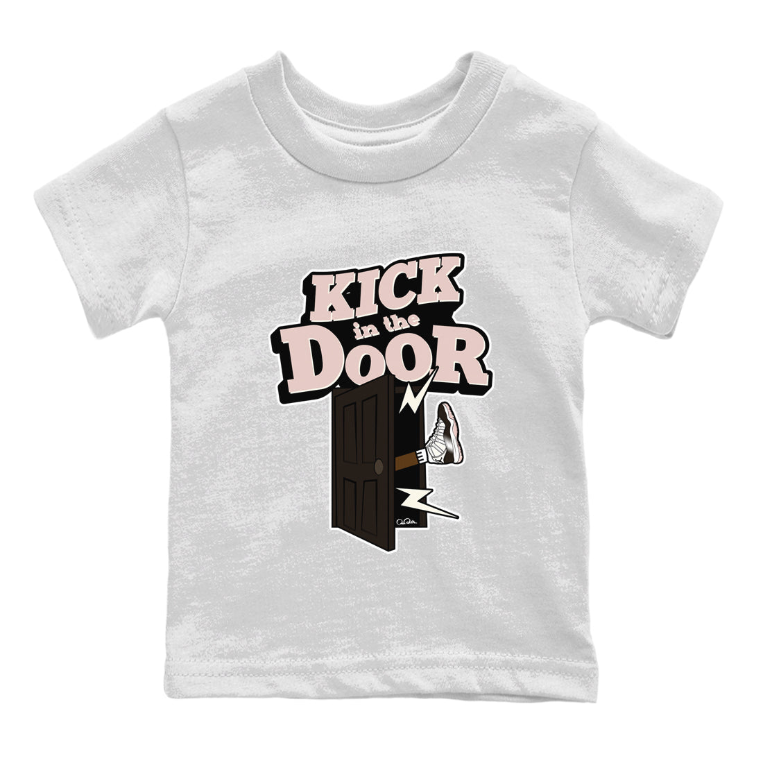 Air Jordan 11 Neapolitan shirt to match jordans Kick In The Door sneaker tees AJ11 Neapolitan SNRT Sneaker Release Tees Baby Toddler White 2 T-Shirt