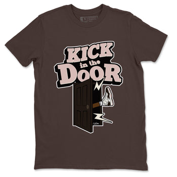 Air Jordan 11 Neapolitan shirt to match jordans Kick In The Door sneaker tees AJ11 Neapolitan SNRT Sneaker Release Tees Unisex Dark Chocolate 2 T-Shirt