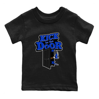 Air Jordan 14 Laney Sneaker Match Tees Kick In The Door Sneaker Tees AJ14 Laney Sneaker Release Tees Kids Shirts Black 2