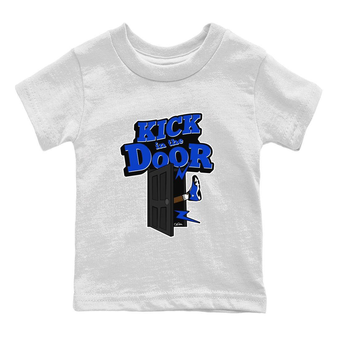 Air Jordan 14 Laney Sneaker Match Tees Kick In The Door Sneaker Tees AJ14 Laney Sneaker Release Tees Kids Shirts White 2