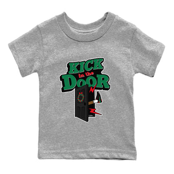 2s Christmas X-mas gift shirt to match jordans Kick In The Door sneaker tees Air Jordan 2 Christmas SNRT Sneaker Release Tees Baby Toddler Heather Grey 2 T-Shirt