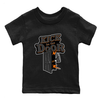 Air Jordan 3 Fear shirt to match jordans Kick In The Door sneaker tees AJ3 Fear SNRT Sneaker Release Tees Baby Toddler Black 2 T-Shirt