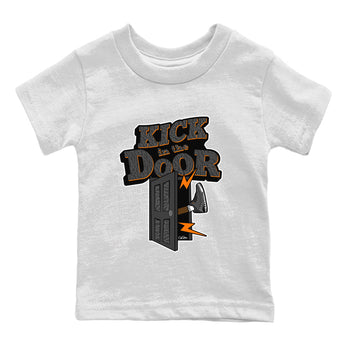 Air Jordan 3 Fear shirt to match jordans Kick In The Door sneaker tees AJ3 Fear SNRT Sneaker Release Tees Baby Toddler White 2 T-Shirt