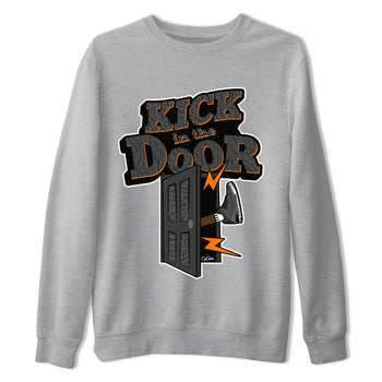 Air Jordan 3 Fear shirt to match jordans Kick In The Door sneaker tees AJ3 Fear SNRT Sneaker Release Tees Unisex Heather Grey 2 T-Shirt