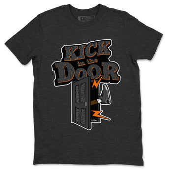 Air Jordan 3 Fear shirt to match jordans Kick In The Door sneaker tees AJ3 Fear SNRT Sneaker Release Tees Unisex Charcoal Heather 2 T-Shirt