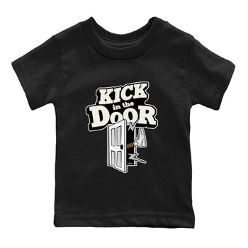 3s Ivory shirt to match jordans Kick In The Door sneaker tees Air Jordan 3 Ivory SNRT sneaker release tees baby toddler Black 2 cotton Shirt