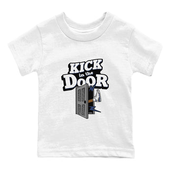 3s Midnight Navy shirt to match jordans Kick In The Door sneaker tees AJ3 Midnight Navy SNRT sneaker release tees baby toddler White 2 cotton Shirt