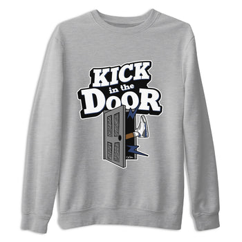 3s Midnight Navy shirt to match jordans Kick In The Door sneaker tees AJ3 Midnight Navy SNRT Sneaker Release Tees unisex cotton Heather Grey 2 crew neck shirt