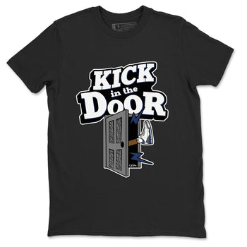 3s Midnight Navy shirt to match jordans Kick In The Door sneaker tees AJ3 Midnight Navy SNRT Sneaker Release Tees unisex cotton Black 2 crew neck shirt