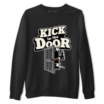 Air Jordan 3 Off Noir shirt to match jordans Kick In The Door sneaker tees AJ3 Off Noir SNRT Sneaker Release Tees Unisex Black 2 T-Shirt