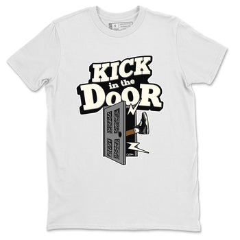 Air Jordan 3 Off Noir shirt to match jordans Kick In The Door sneaker tees AJ3 Off Noir SNRT Sneaker Release Tees Unisex White 2 T-Shirt