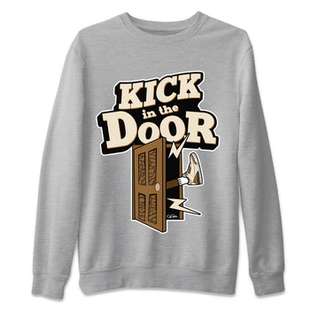 Air Jordan 3 Palomino Sneaker Match Tees Kick In The Door Sneaker Tees AJ3 Palomino Sneaker Release Tees Unisex Shirts Heather Grey 2